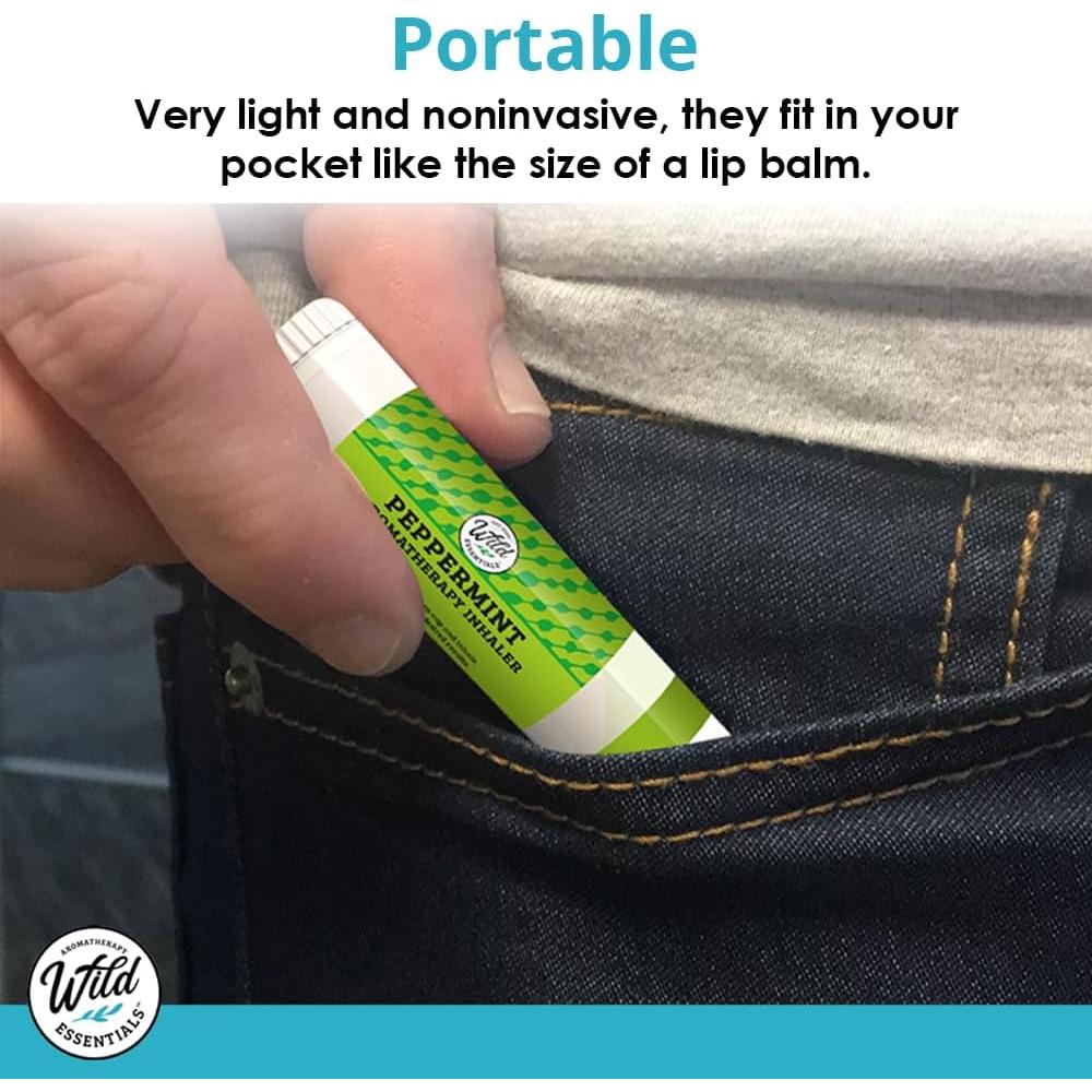 Inhaladores Nasales Aromaterapéuticos Wild Essentials - 3 Piezas