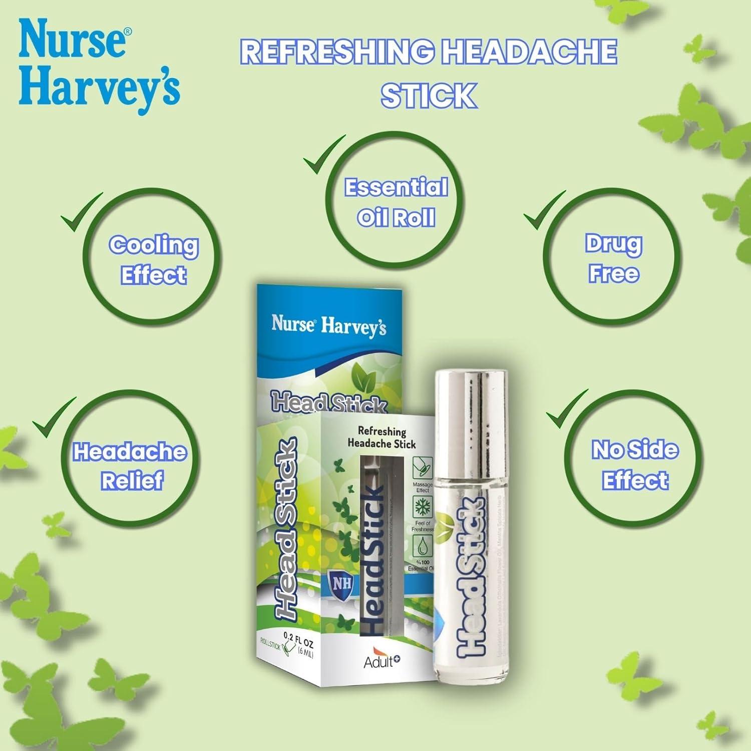 Bastón Calmante para la Cabeza Nurse Harvey 6 ml - Natural