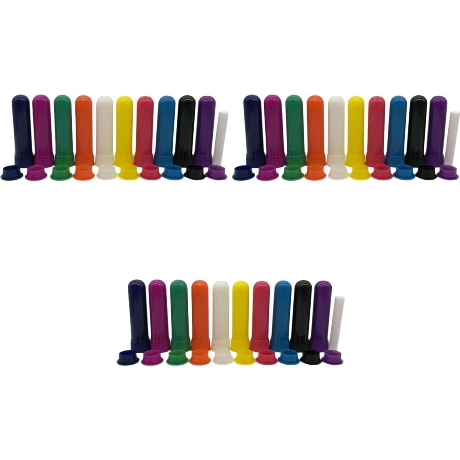 Inhaladores recargables Healifty 36 tubos vacíos para aceites