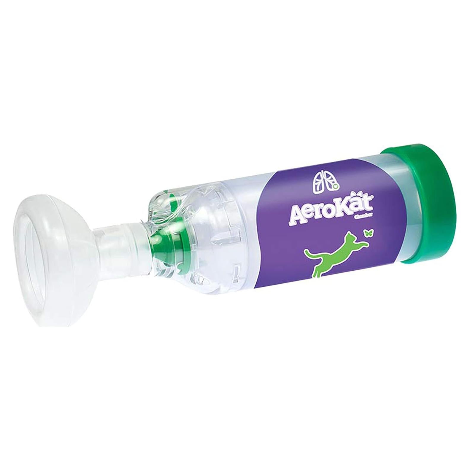 Cámara de Aerosol AeroKat para Gatos con Indicador Flow-Vu