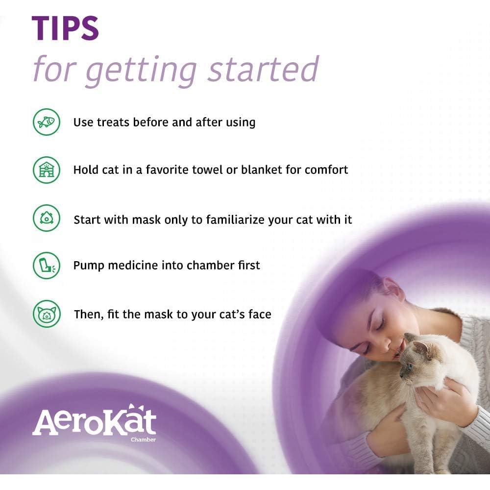 Cámara de Aerosol AeroKat para Gatos con Indicador Flow-Vu