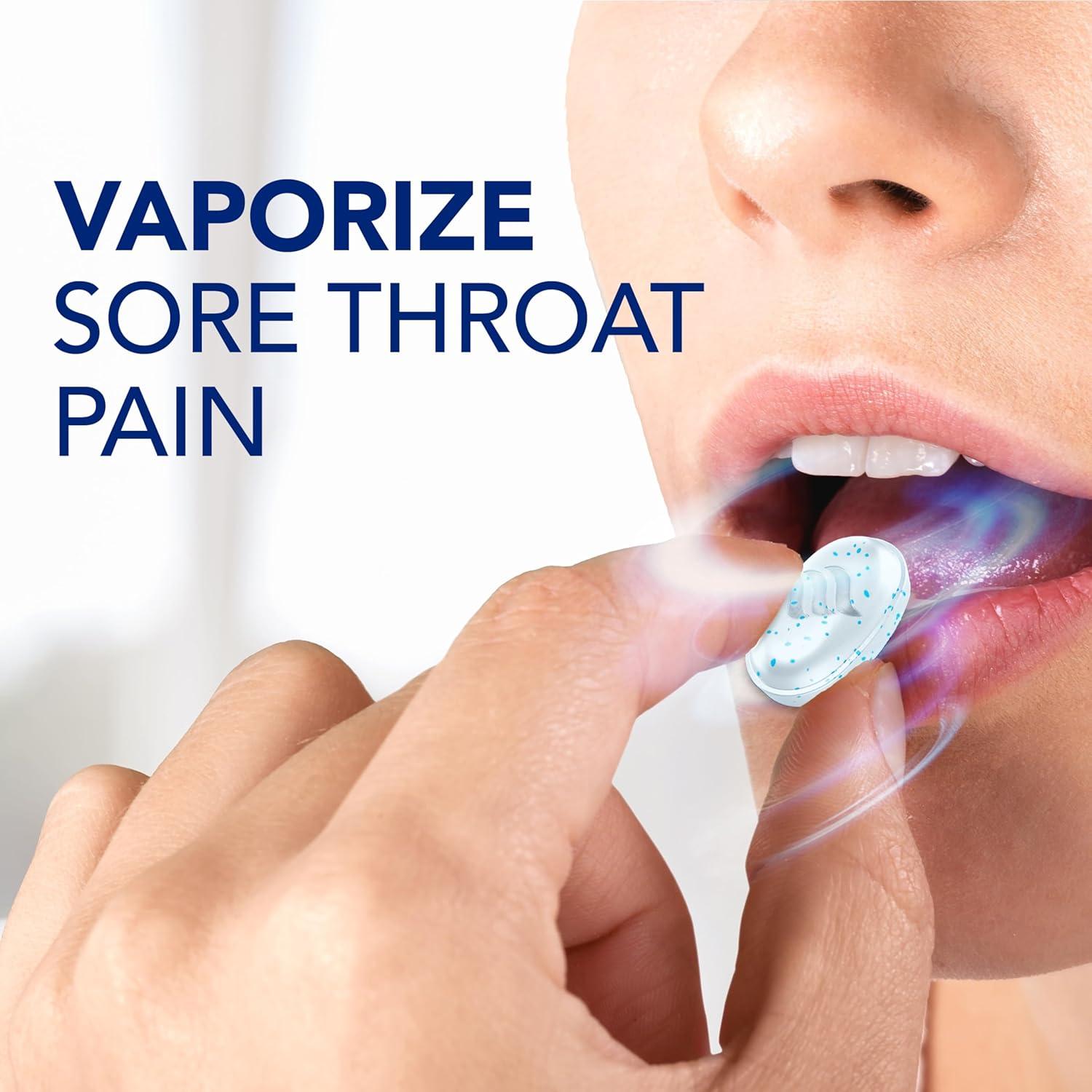 Gotas Vicks VapoCOOL SEVERE 225ct Alivio Dolor Garganta Mentol