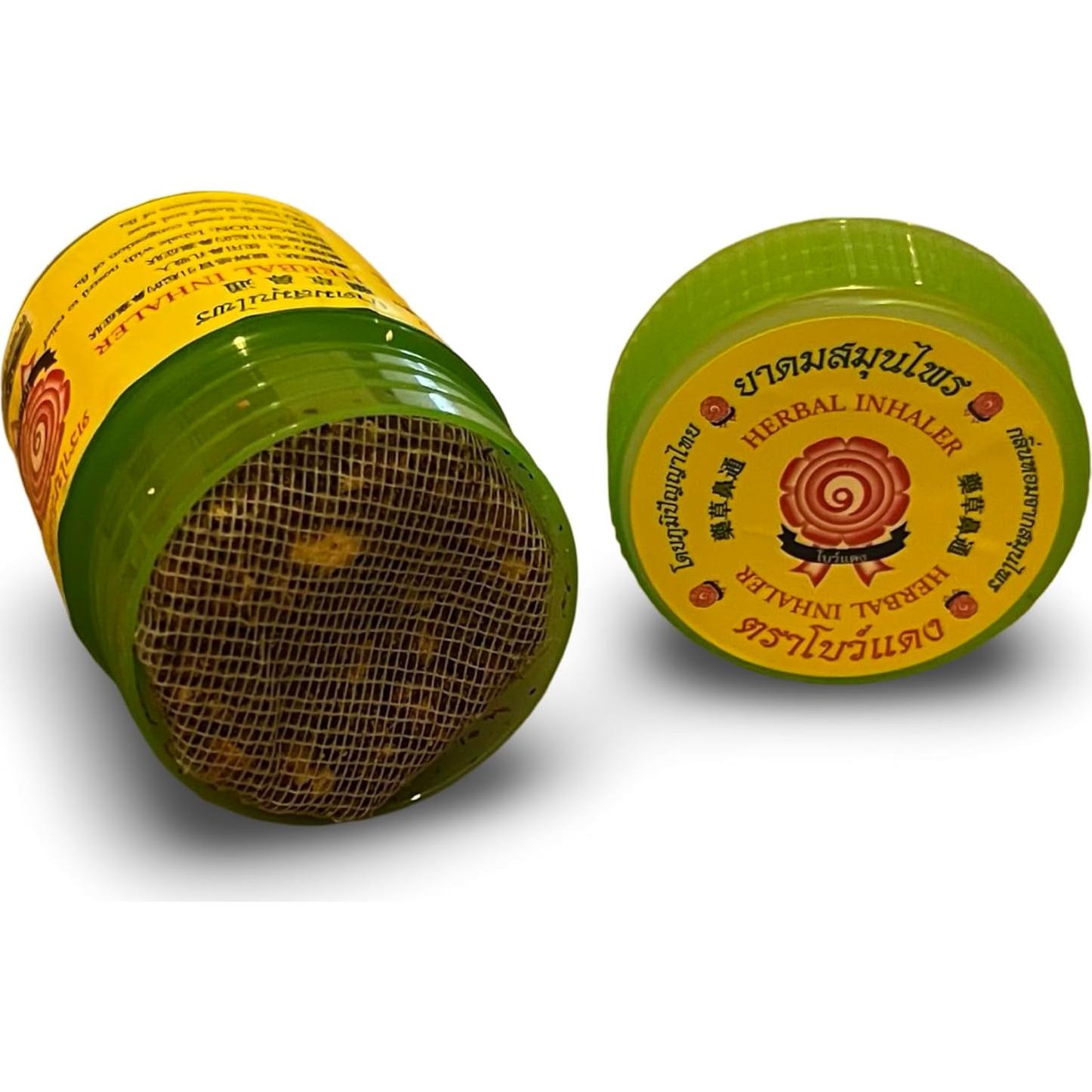 Inhalador Herbal Tailandés BODEANE 4x4x5.5cm Alivio Natural