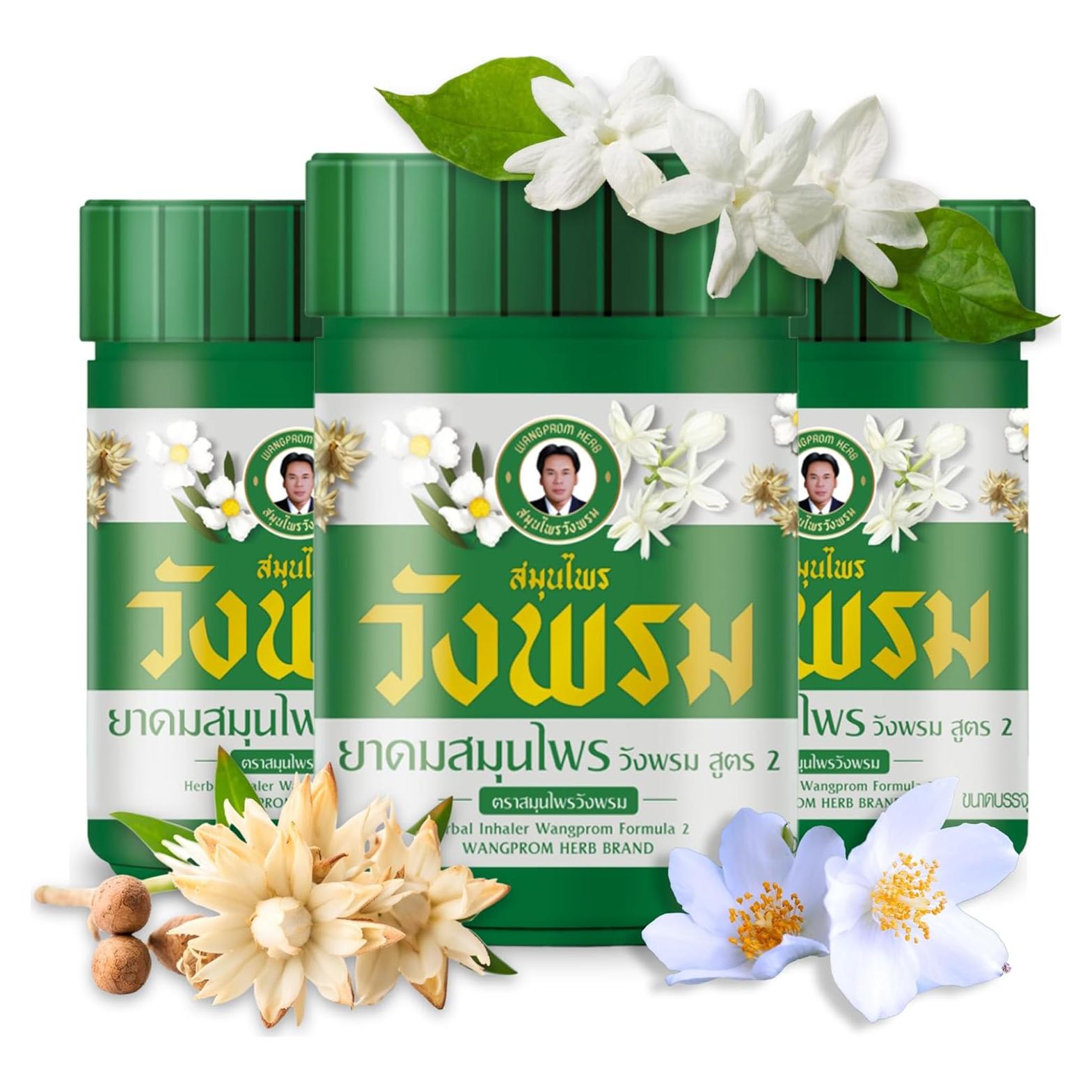 Inhalador Nasal Relax Wangprom Herb - Aromaterapia Portátil 60g