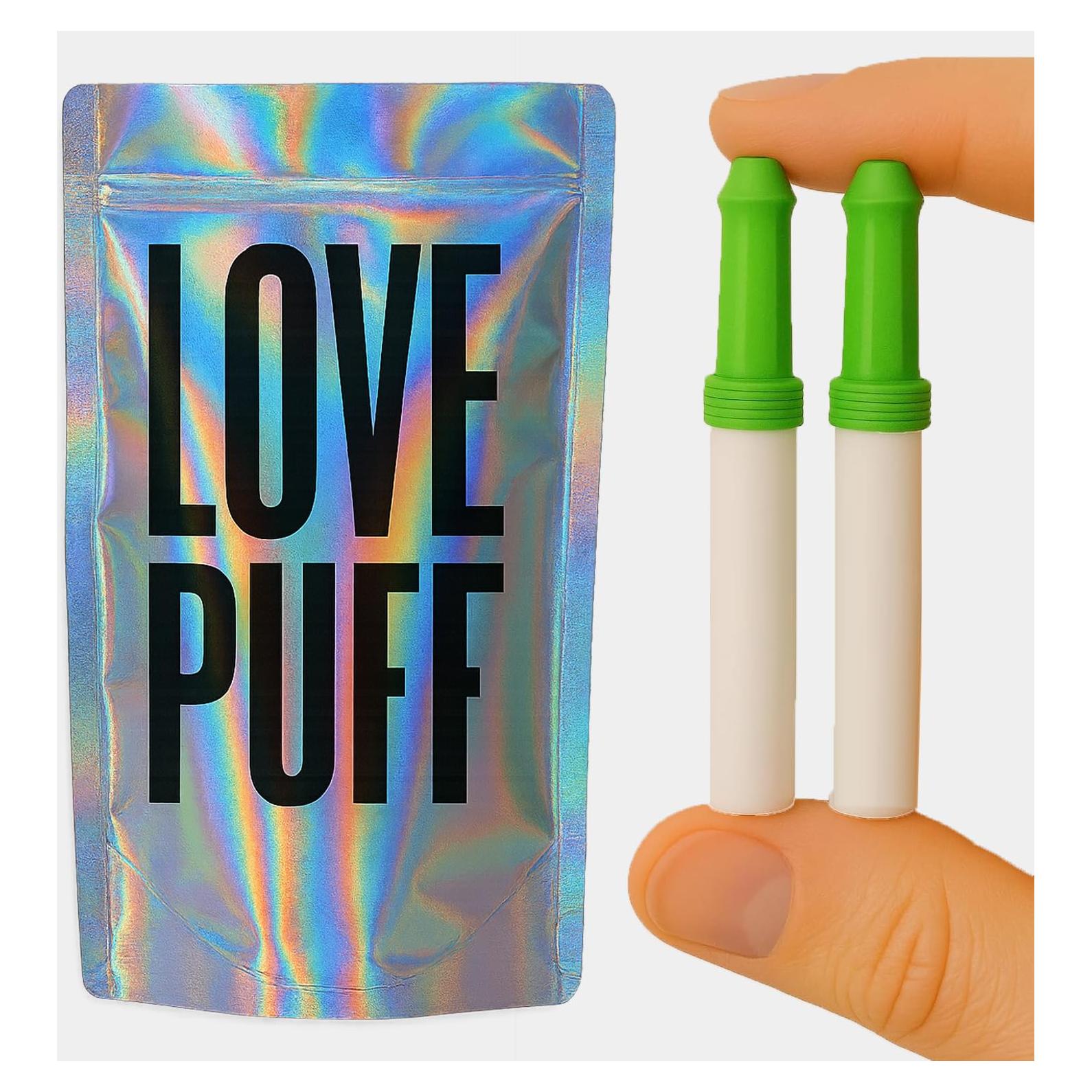 Palito Inhalador Sin Humo LovePuff Sabor Menta - Paquete de 2