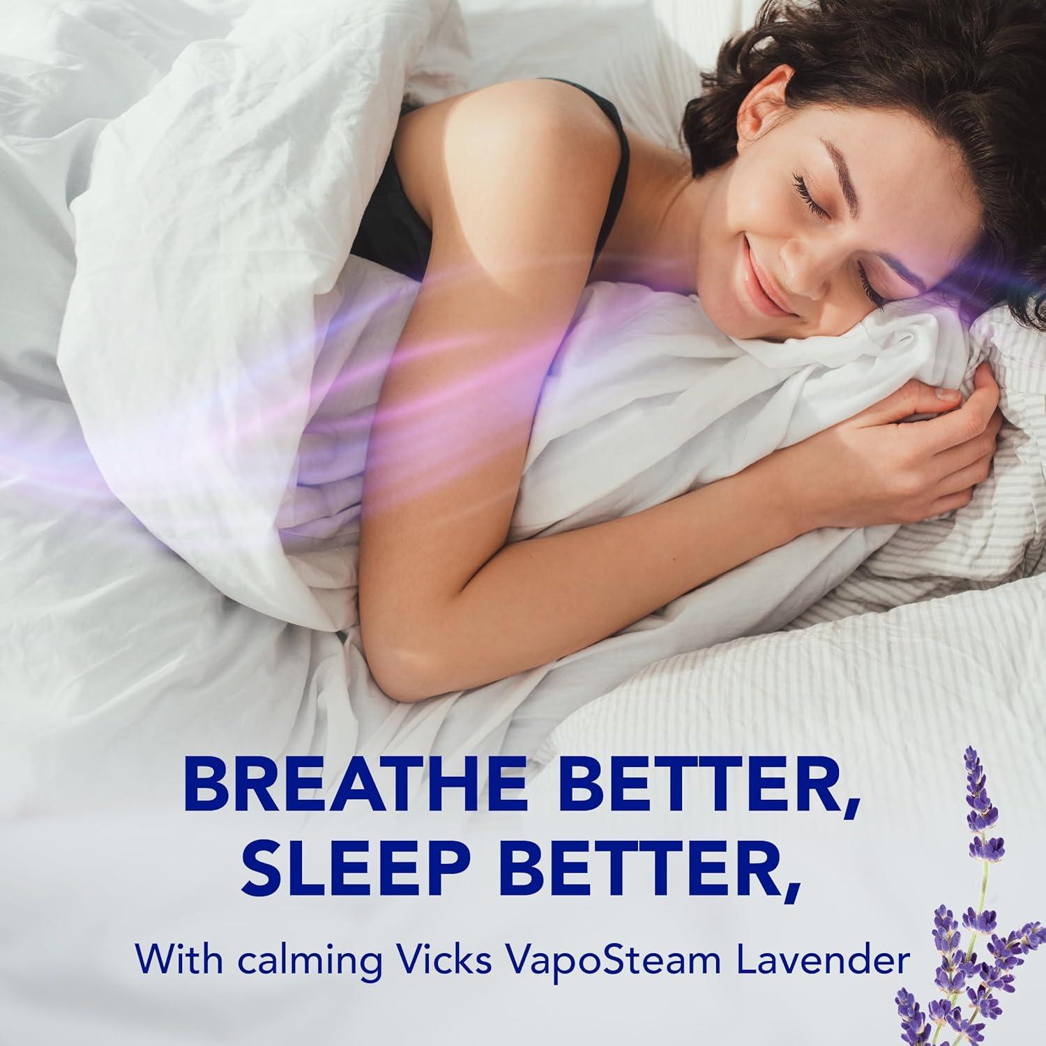 Vicks VapoSteam Lavanda 226.8 ml - Supresor de Tos y Relajante