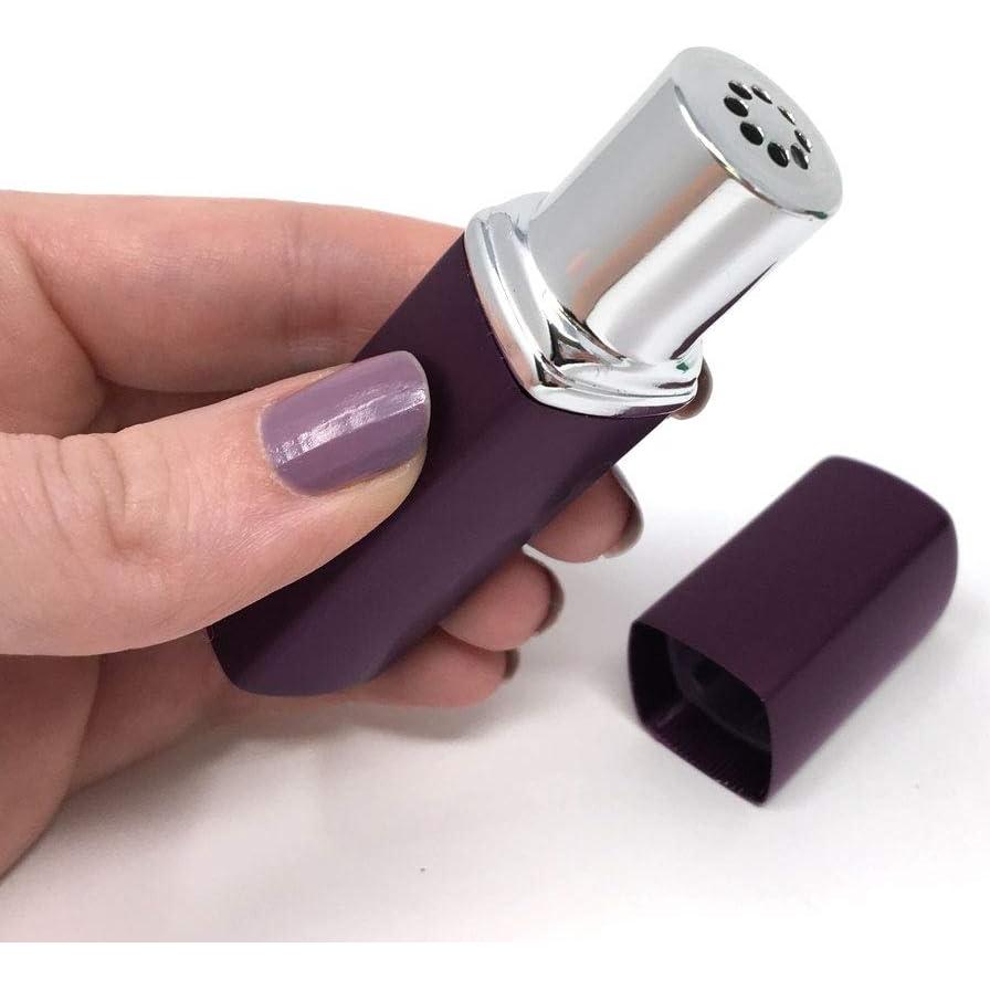 Juego de 5 Inhaladores de Aromaterapia Rivertree Life - Aluminio y Vidrio