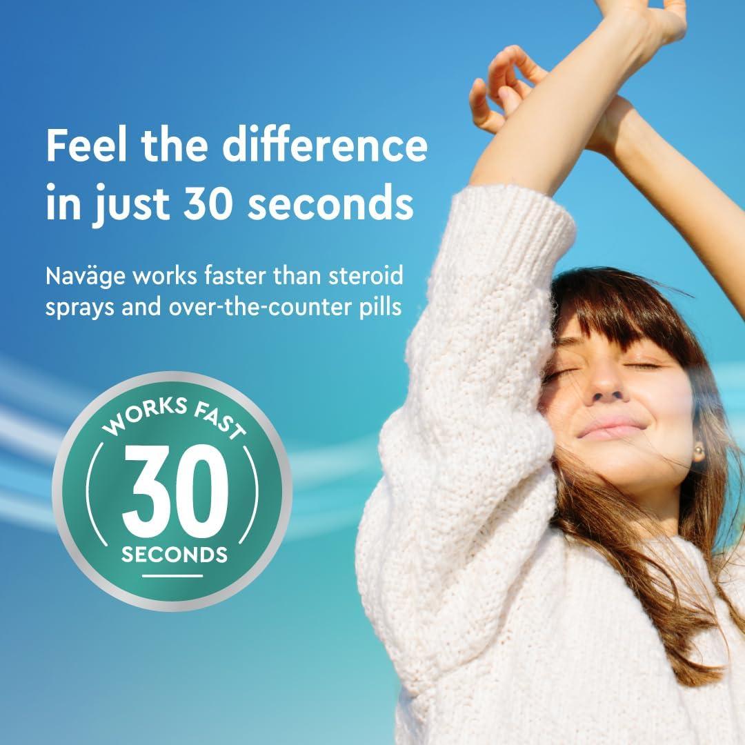 Sistema de Irrigación Nasal Navage Deluxe - Kit Completo con 30 SalPods