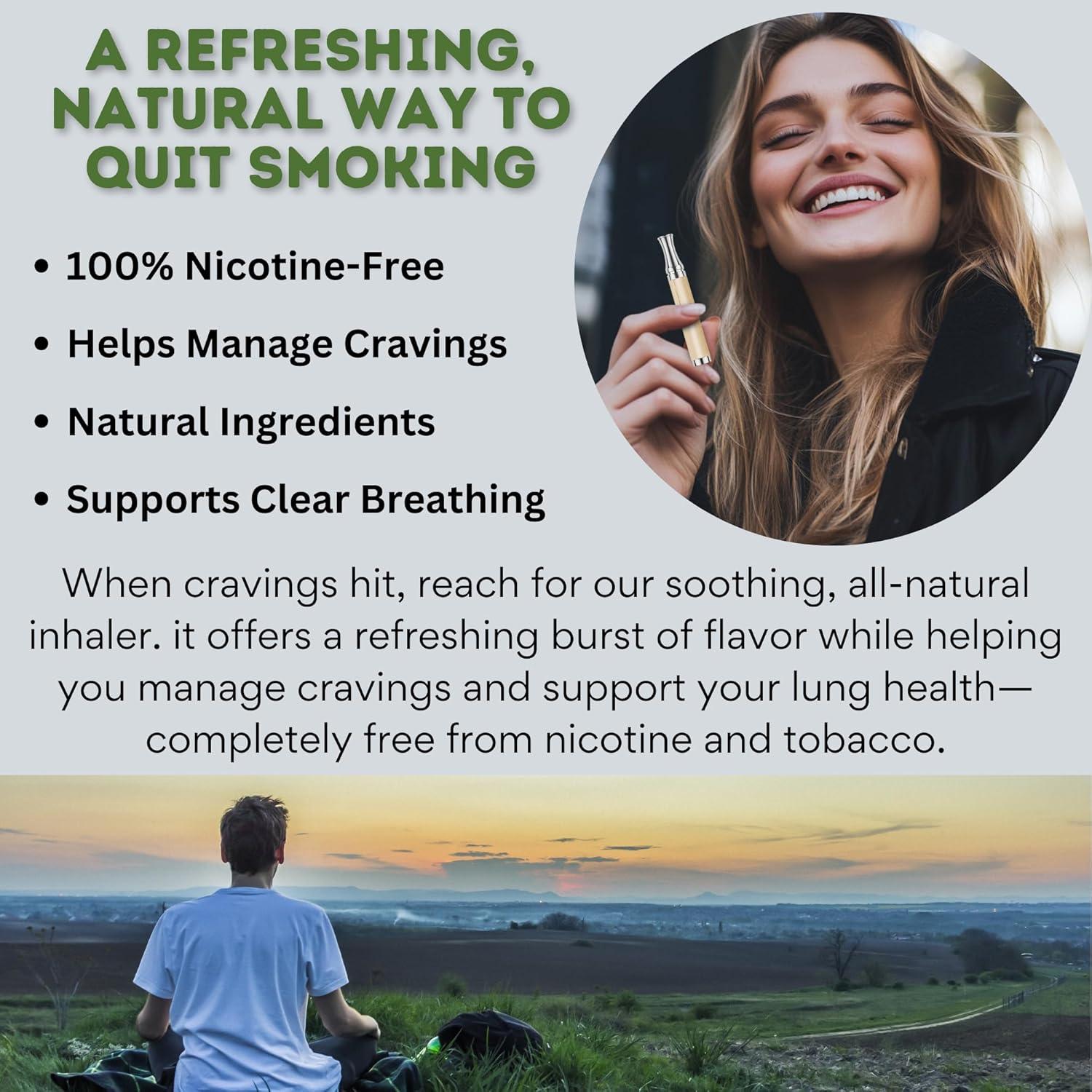 Inhalador Sin Humo Healfs - Alternativa Natural para Dejar de Fumar