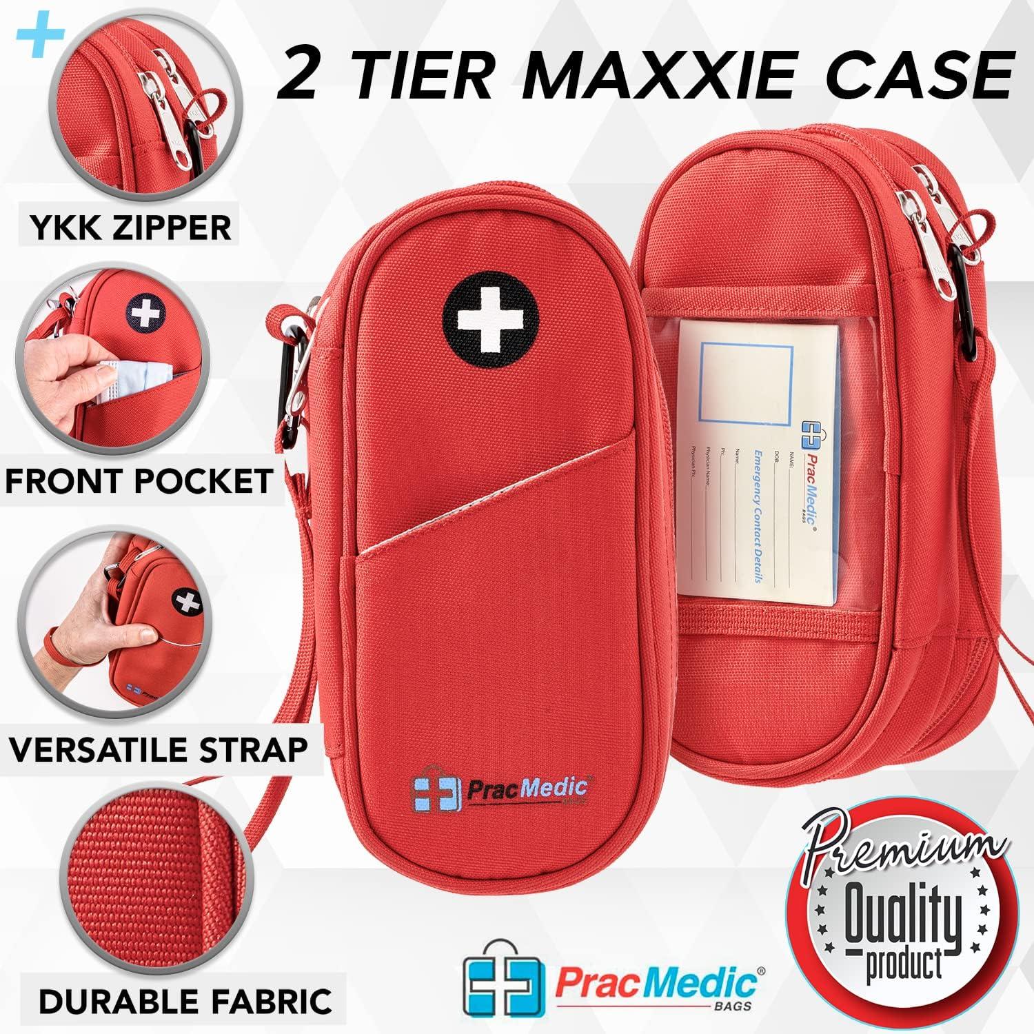 Estuche Médico PracMedic MAX-RED para EpiPen y Medicamentos