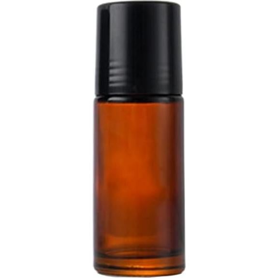 Paquete de 4 botellas de vidrio ámbar 30ml ConStore con rodillo