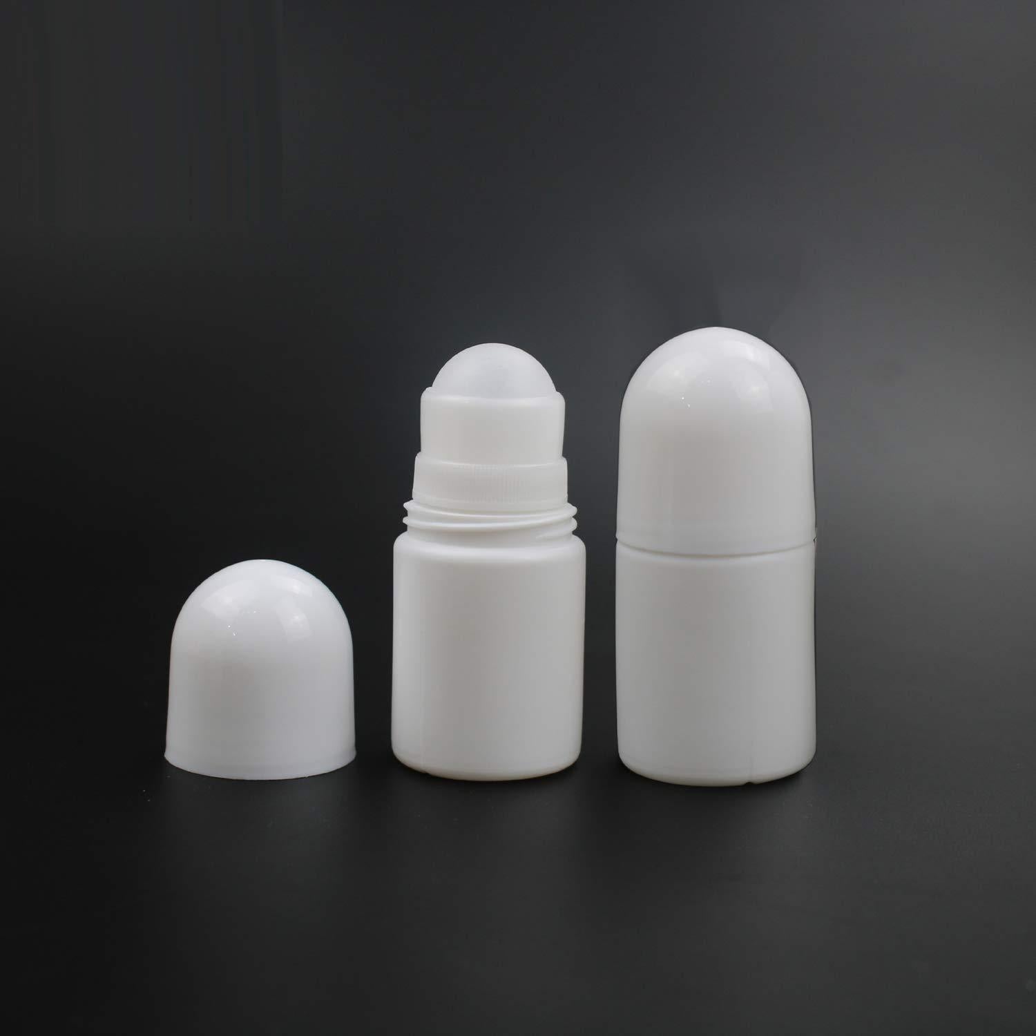 4 Botellas Vacías Roll On 30ml Plástico PE lasenersm