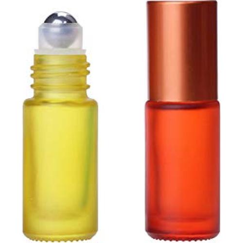 ConStore 8 Botellas de Rodillo de Vidrio 5ml para Aceites Esenciales