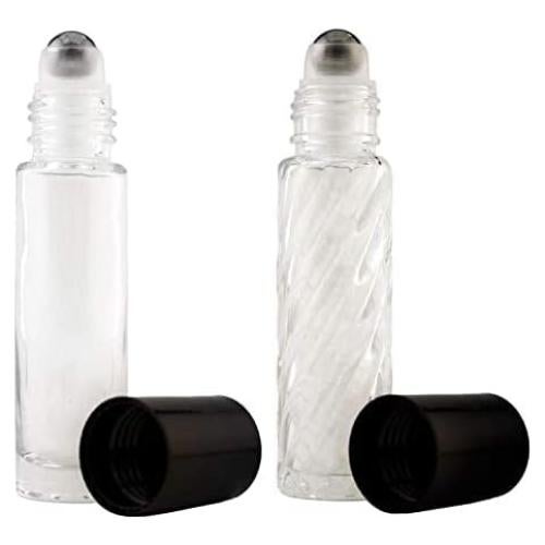 2 Botellas Rellenables de Vidrio Roll-on 10ml Delicias Costeras