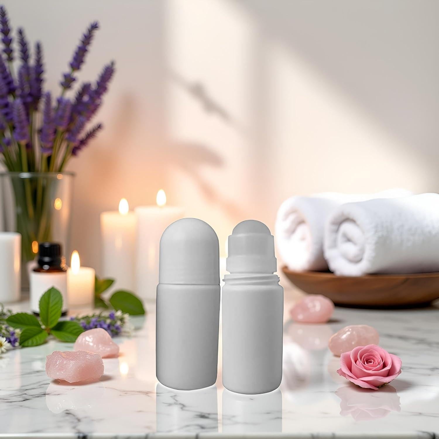 Set de 2 Botellas Reutilizables Roll-On PurYupearl 1L