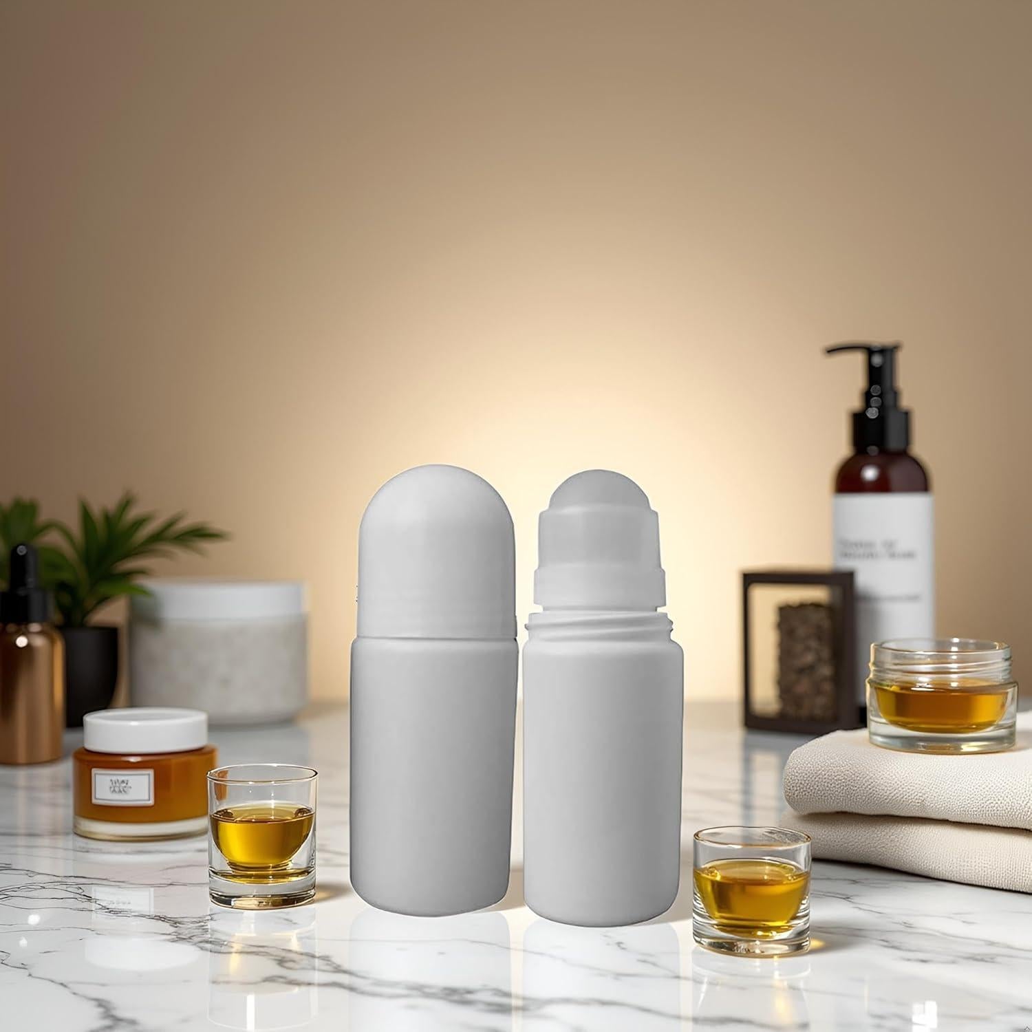 Set de 2 Botellas Reutilizables Roll-On PurYupearl 1L