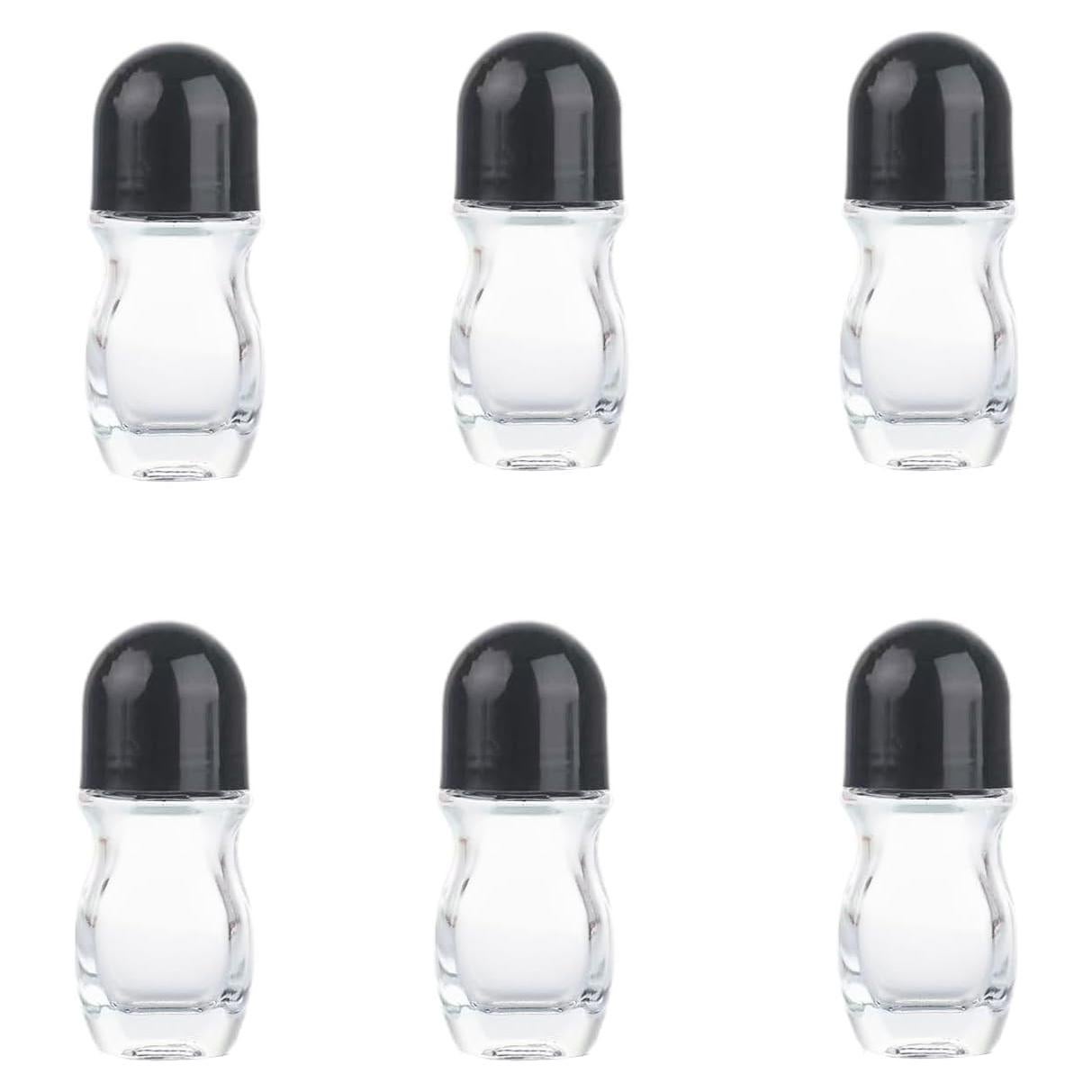 6 Botellas de Vidrio Roll On 30ml Doromy Reutilizables A Prueba de Fugas