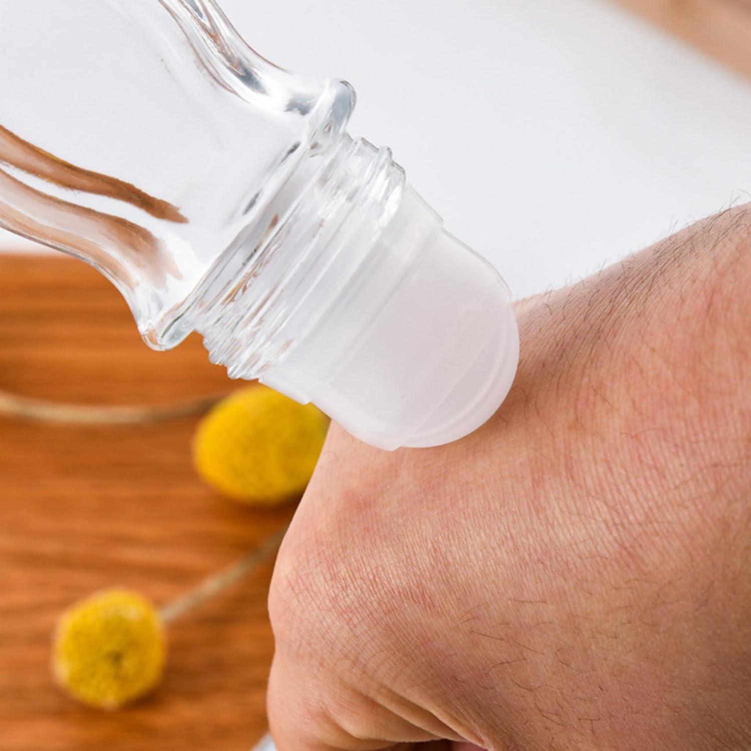 6 Botellas de Vidrio Roll On 30ml Doromy Reutilizables A Prueba de Fugas