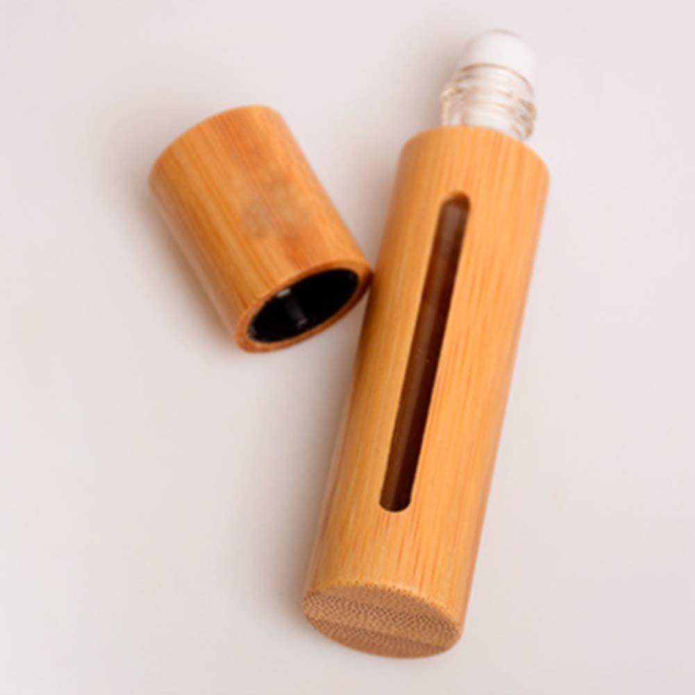 2 Botellas de Rodillo de Bambú 10ml Teensery para Aceites