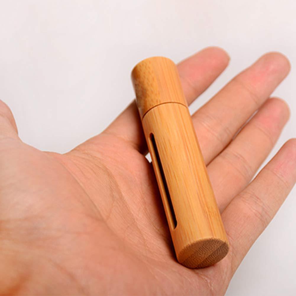 2 Botellas de Rodillo de Bambú 10ml Teensery para Aceites