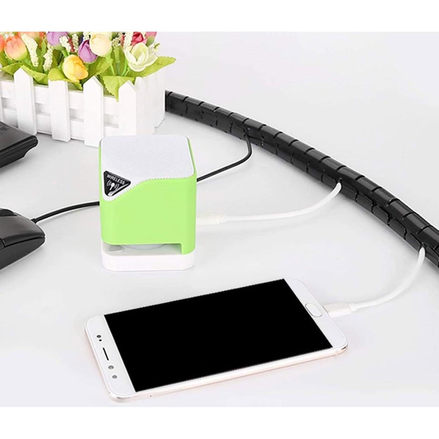 Envoltura de Cable Espiral 12mm x 6m Negra ALLWIN