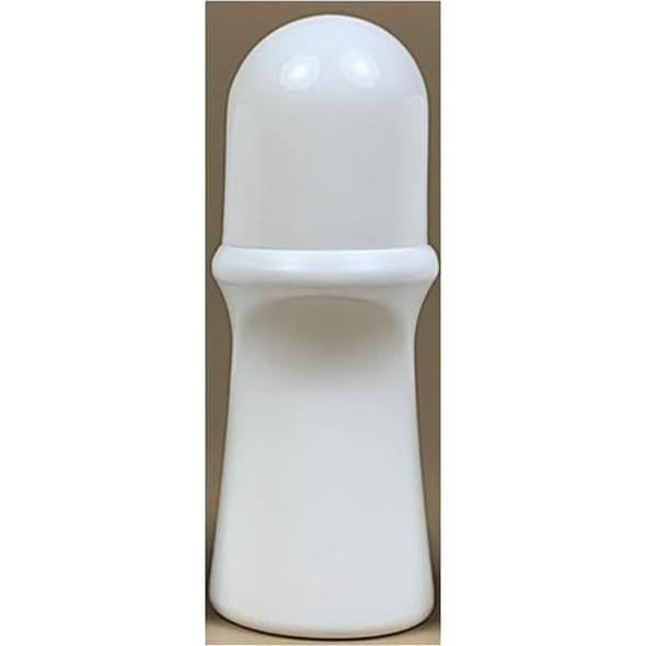 4 Botellas Vacías Recargables Roll On 50ml lasenersm - Plástico Blanco