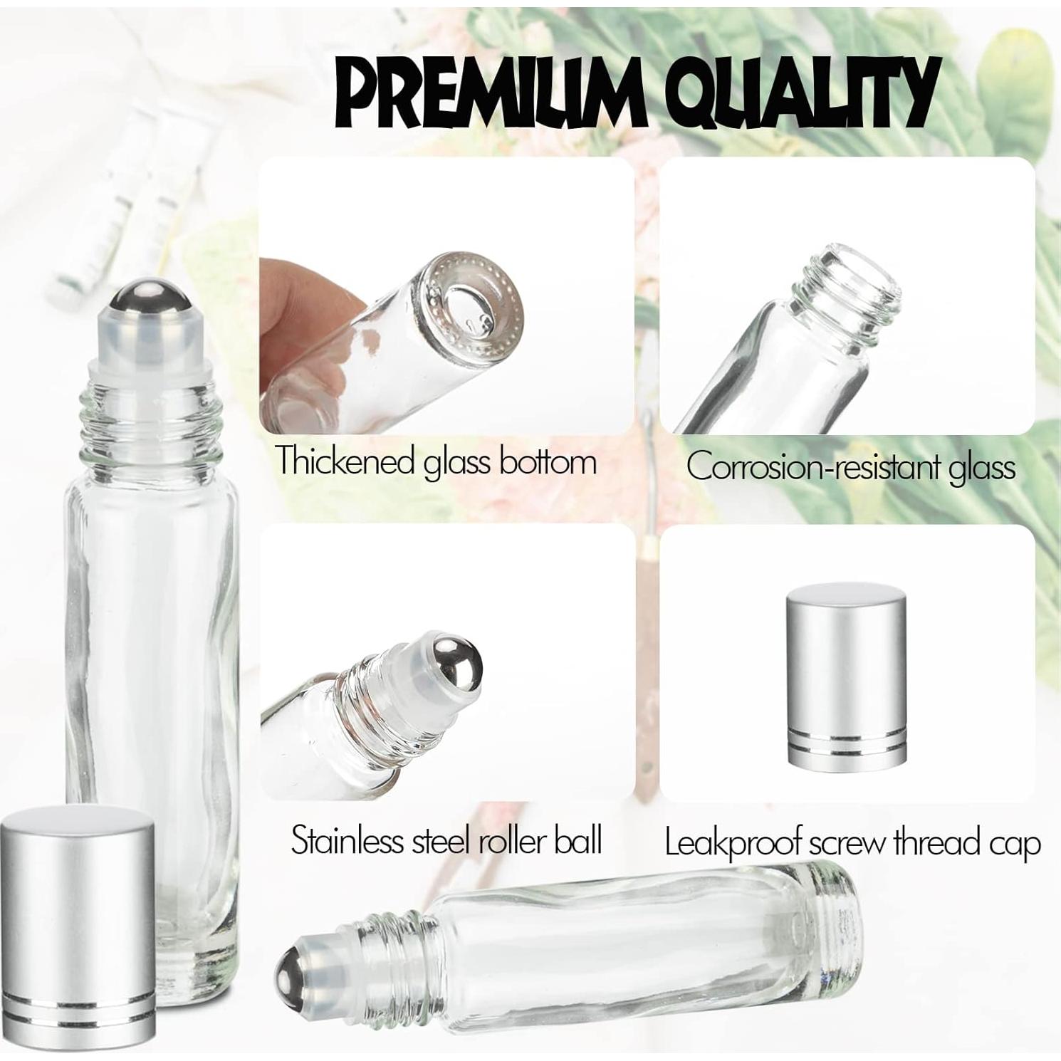 6 Botellas de Vidrio para Aceite Esencial 10ml HTHOOOOOME