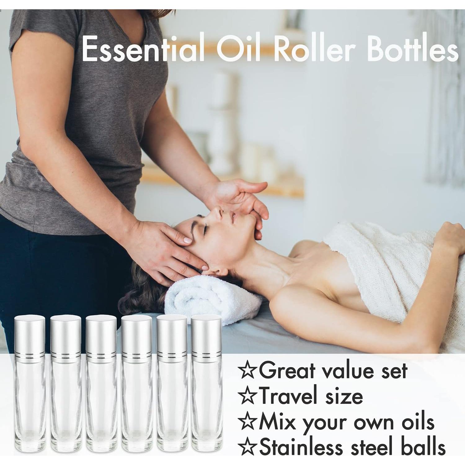 6 Botellas de Vidrio para Aceite Esencial 10ml HTHOOOOOME