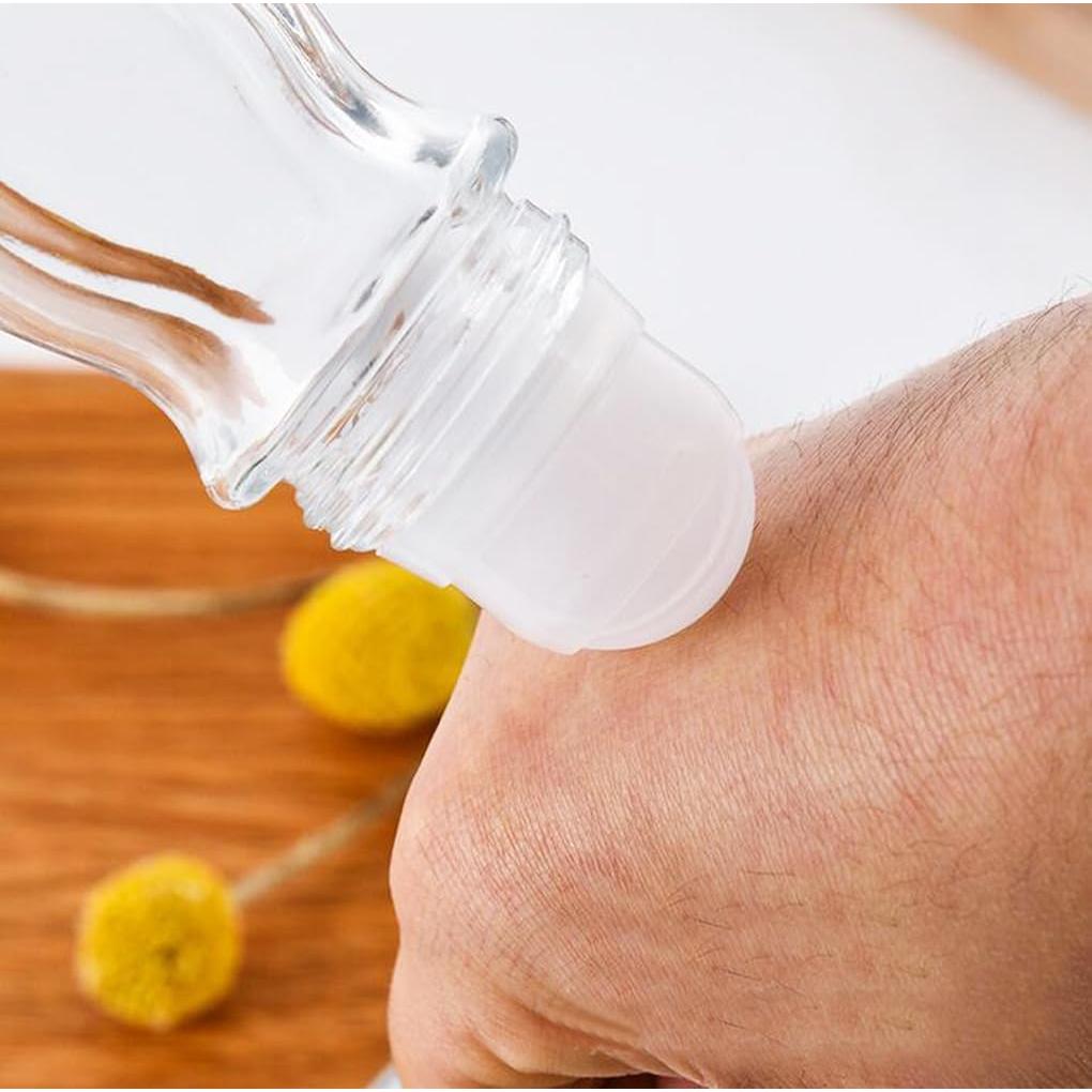 2 Botellas de Vidrio 50ml con Bola Rodante Erioctry