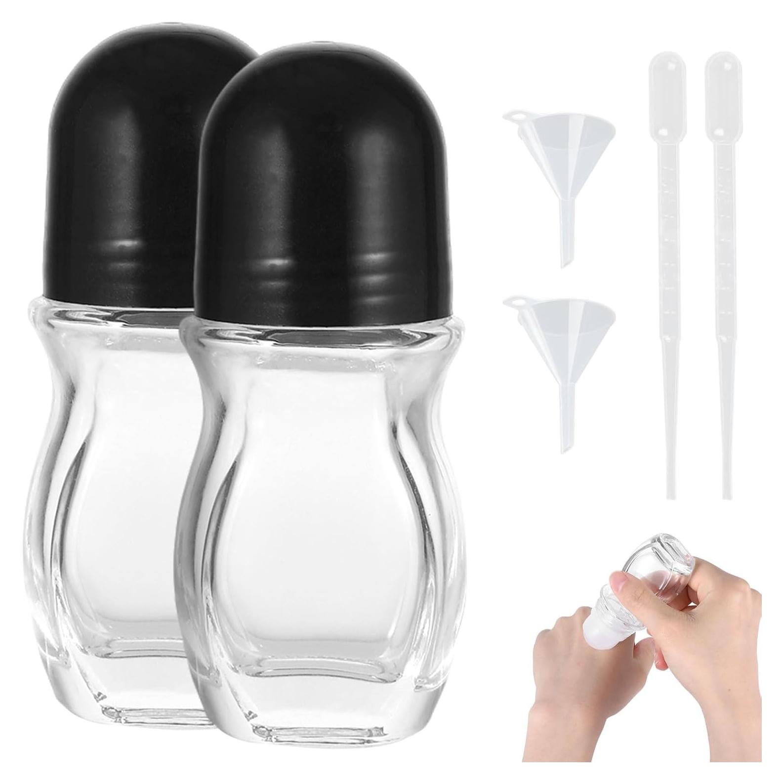 Botellas de Rodillo de Vidrio Xyulaan 30ml para Aceites Esenciales