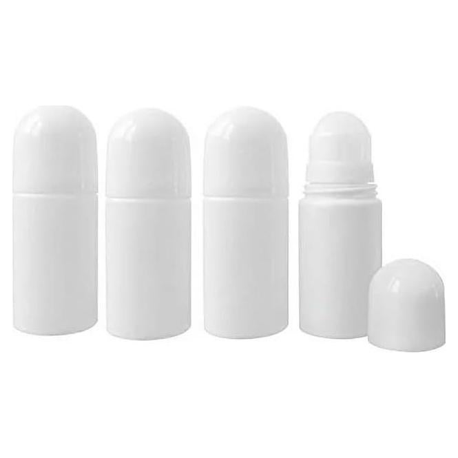 Botellas de Rodillo Reutilizables Pluzmecalm 2 Pcs 1cl Blancas