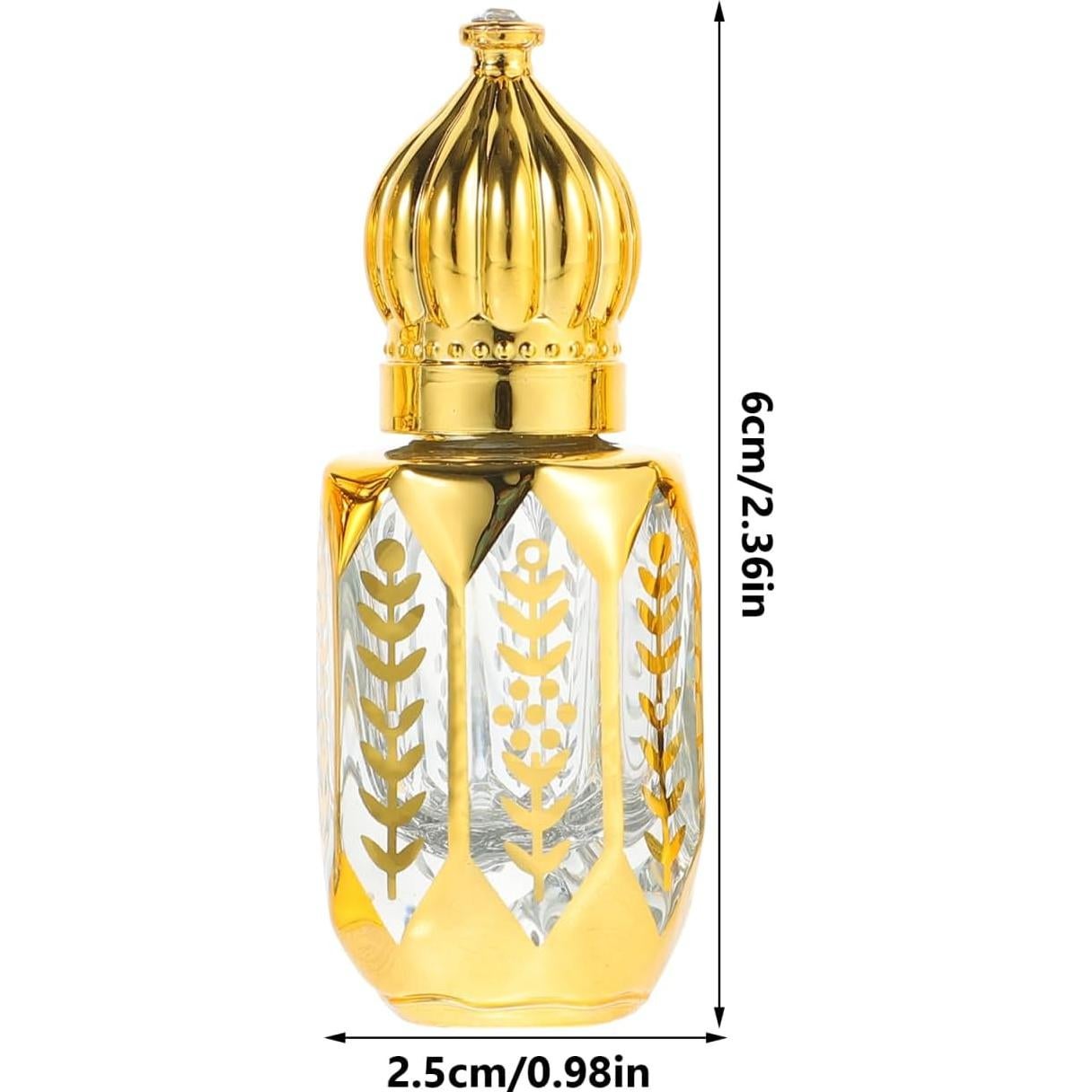 Set de 4 Botellas de Rodillo de Vidrio 6ml Healeved A Prueba de Fugas