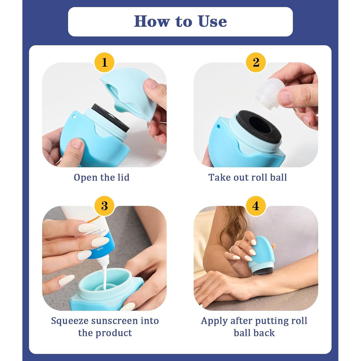 Aplicador de Protector Solar Searuodio 55 ml - Viaje Azul