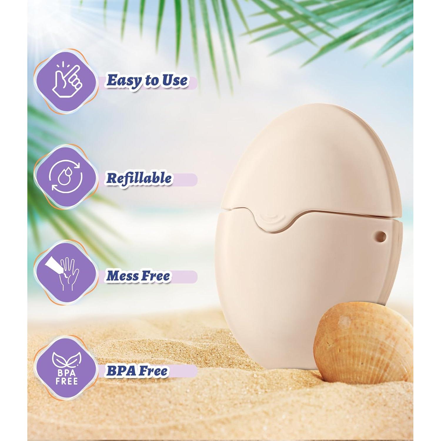 Aplicador de Protector Solar Reutilizable KYHDIYA 55ml