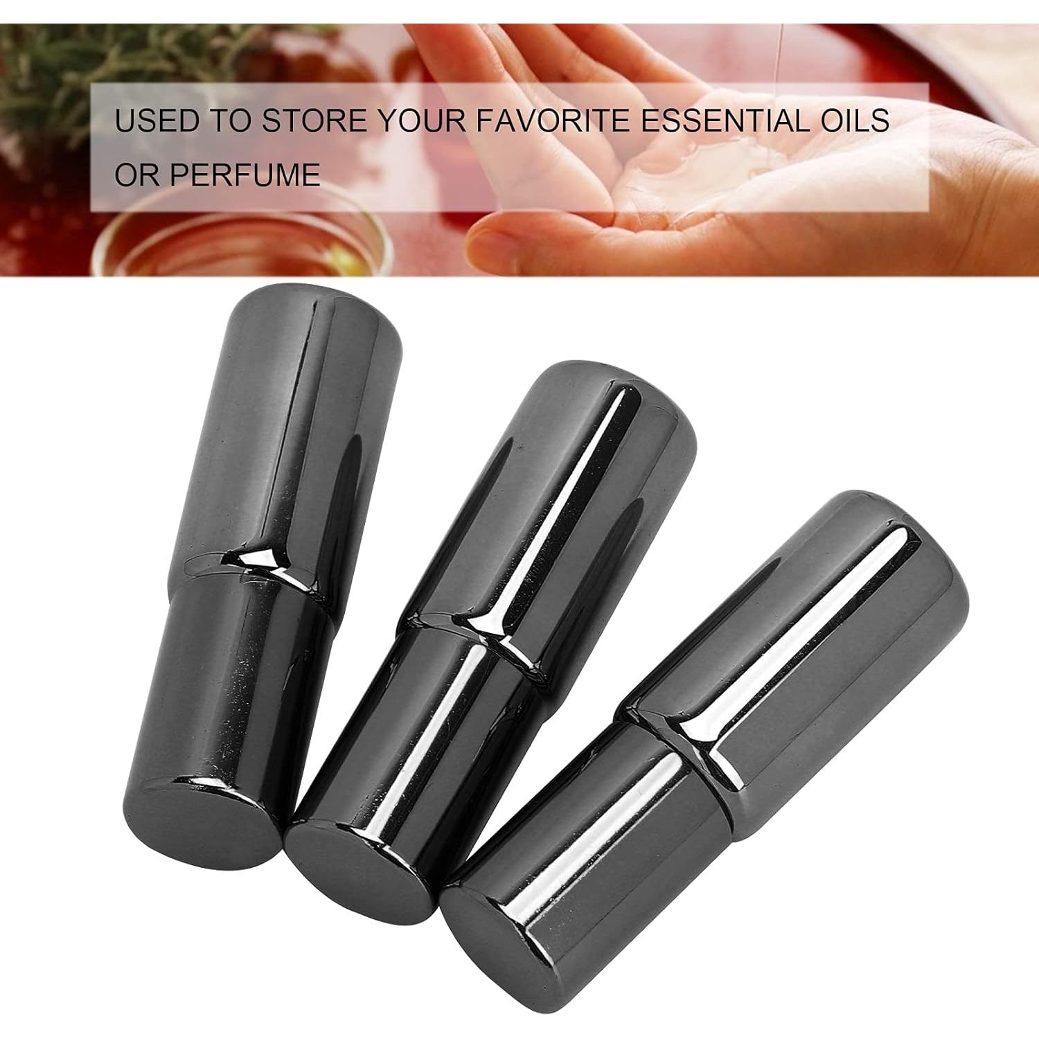 Set de 3 Botellas Roll On de Vidrio 5ml Genérico Reutilizables