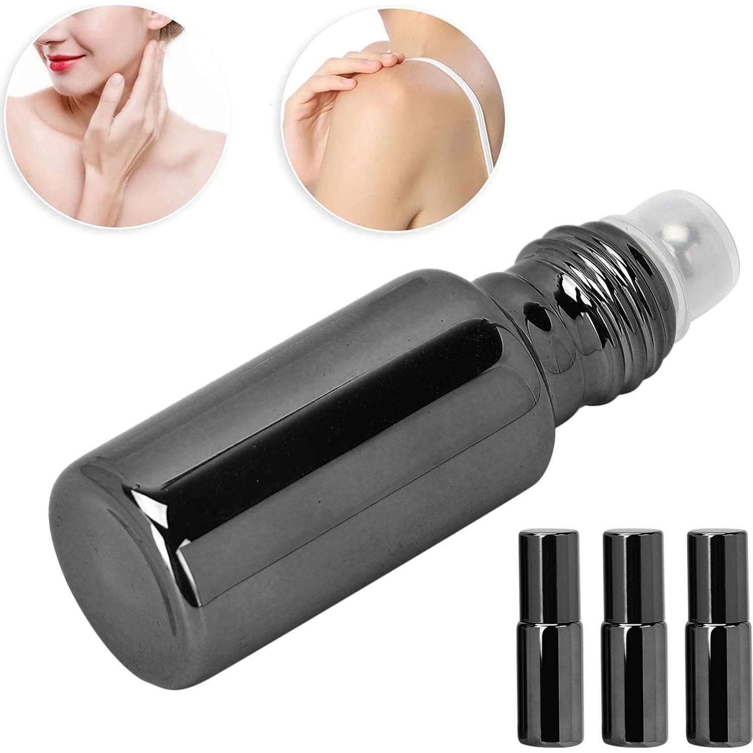 Set de 3 Botellas Roll On de Vidrio 5ml Genérico Reutilizables