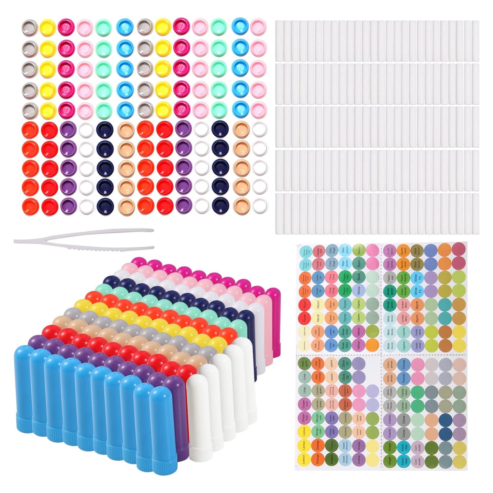 Juego de 120 Inhaladores Nasales de Aceite Esencial ifin