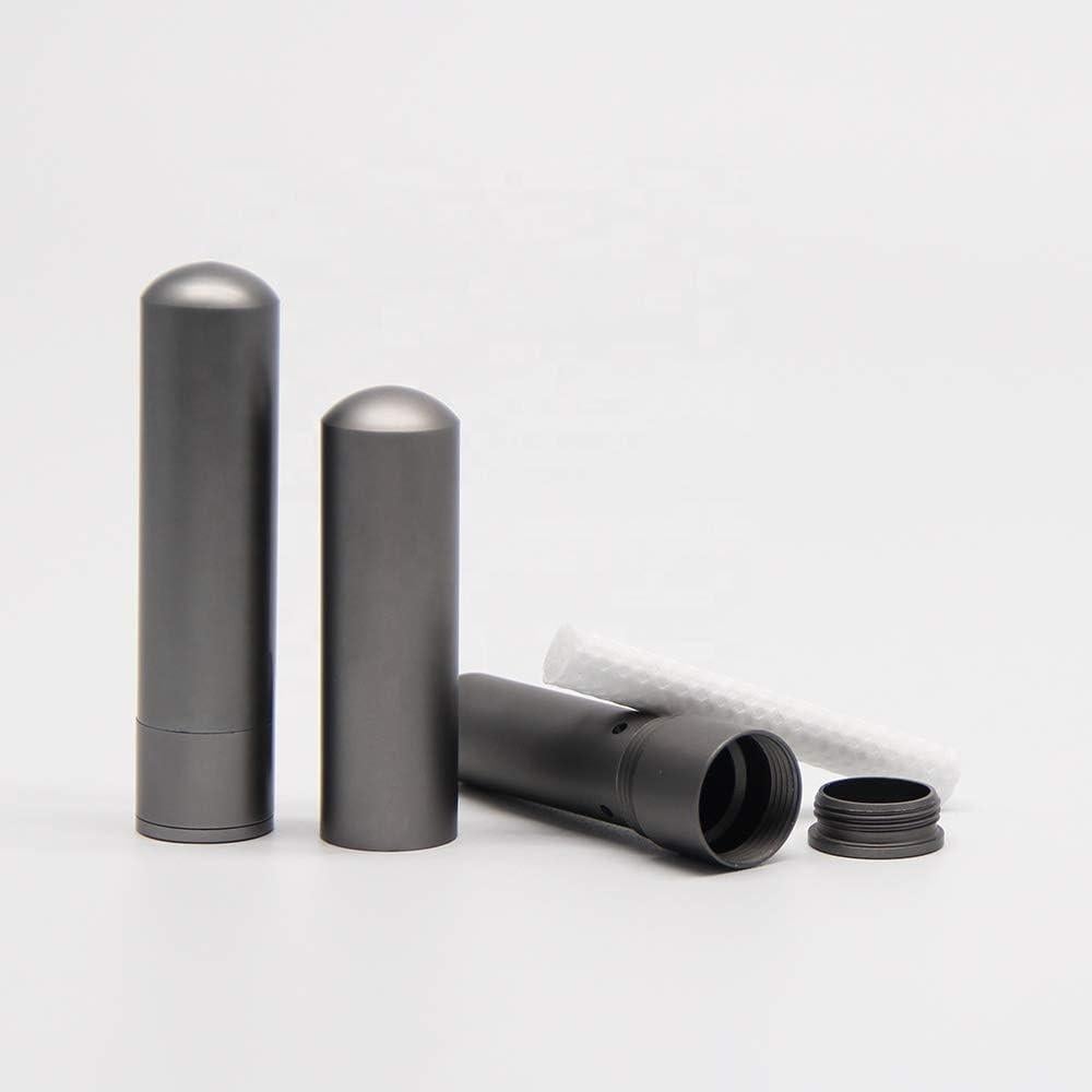 Inhaladores de Aromaterapia EBI - 3 Tubos de Aluminio Reutilizables