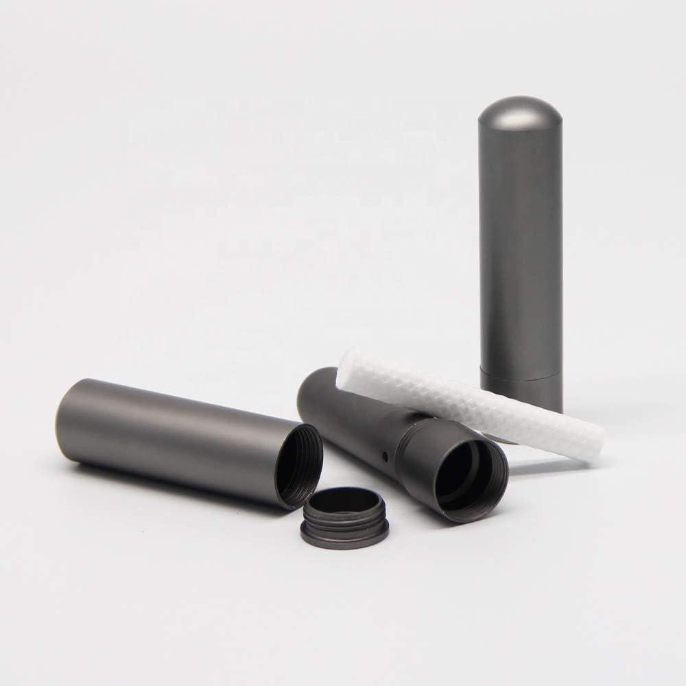 Inhaladores de Aromaterapia EBI - 3 Tubos de Aluminio Reutilizables