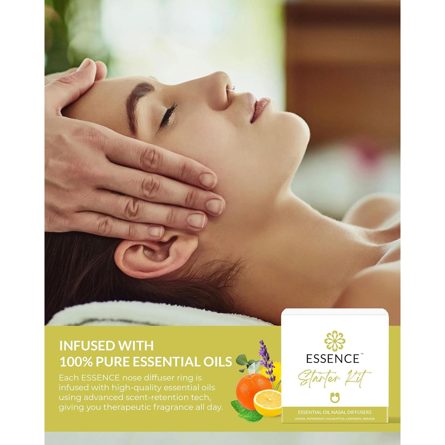 Kit de Inicio Aromaterapia Portátil Essence - 5 Fragancias