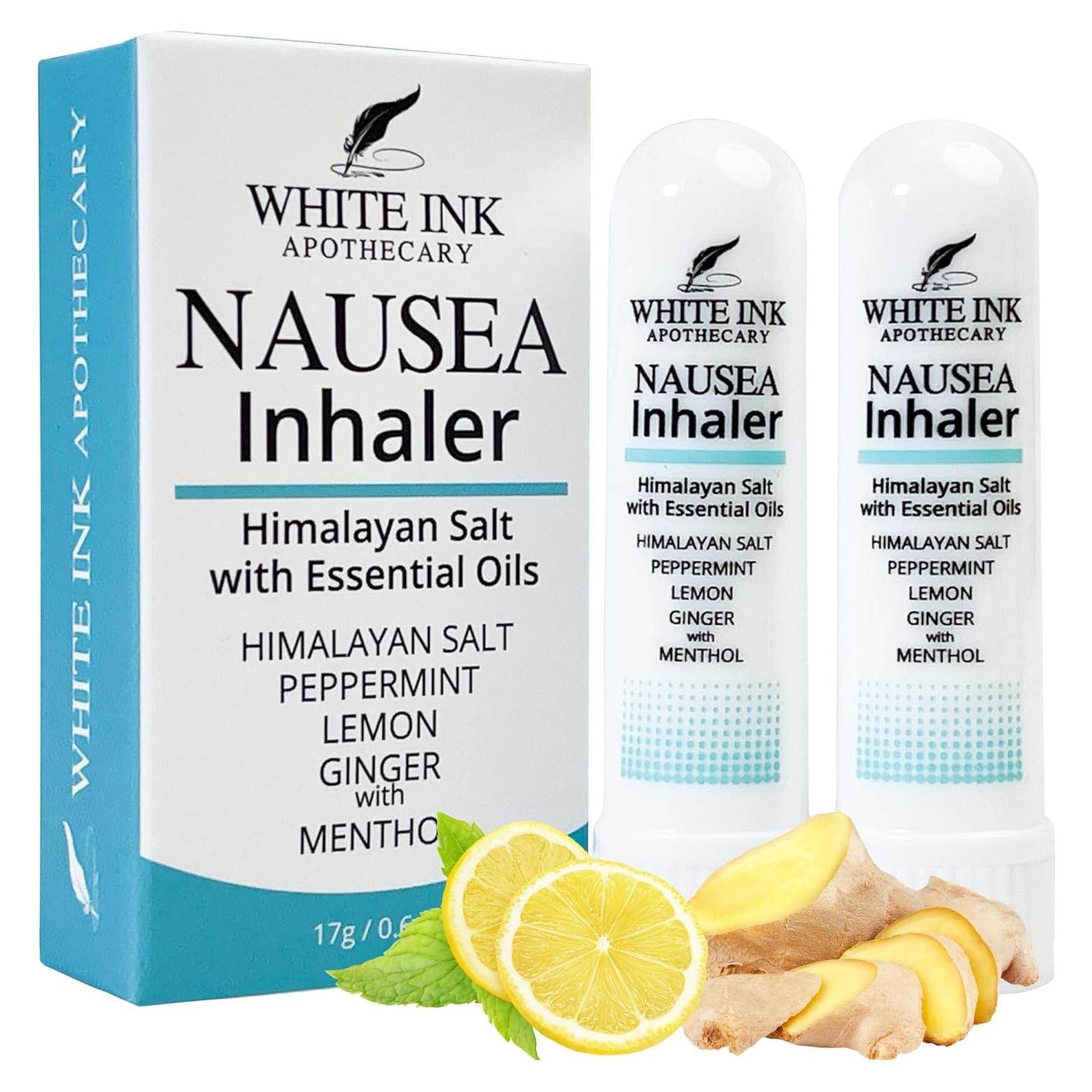Inhalador Natural para Nauseas White Ink | Aceite Esencial
