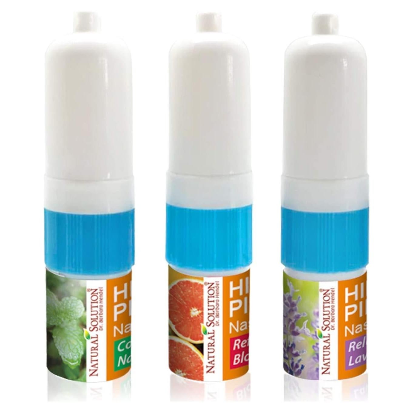 Inhalador Nasal de Sal Rosa del Himalaya WBM - 3 Aromas