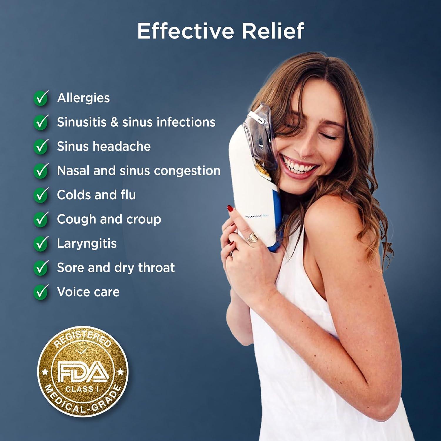 Inhalador de Vapor Mypurmist Free Ultrapure - Portátil y a Batería