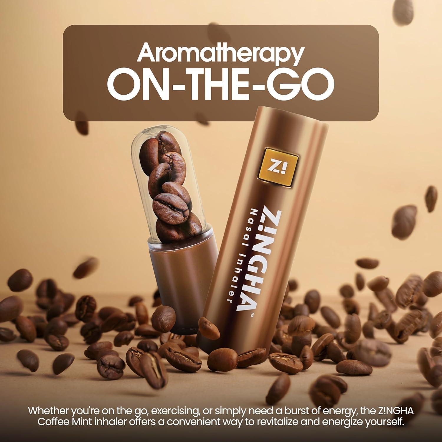 Stick de Aromaterapia ZINGHA Menta de Café - Energía Natural