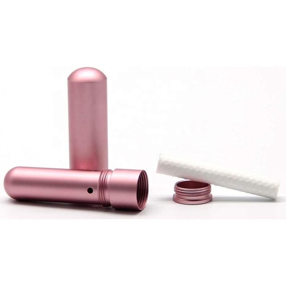 Inhaladores de Aromaterapia EBI - 3 Tubos Reutilizables de Aluminio