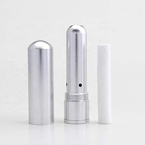 Inhaladores de Aromaterapia EBI - 3 Tubos Reutilizables de Aluminio