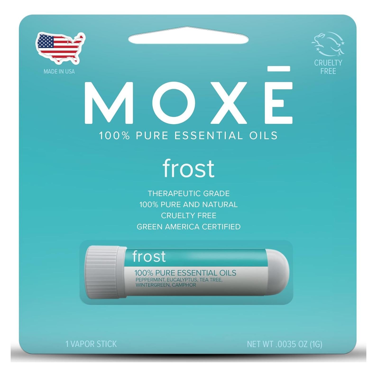 Inhalador Nasal de Aromaterapia MOXE Frost - Energizante 1 Paquete