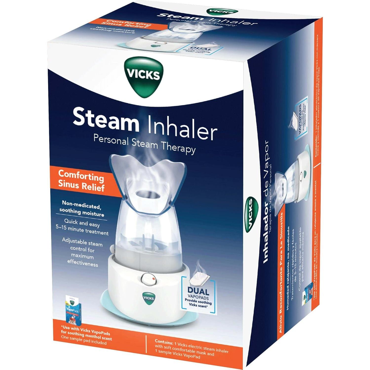 Inhalador de Vapor Personal Vicks V1200 para Alivio de Congestión