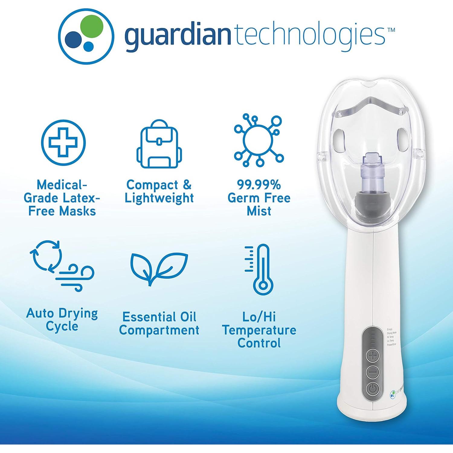 Inhalador de Vapor Caliente PureGuardian MST55 Portátil 295g