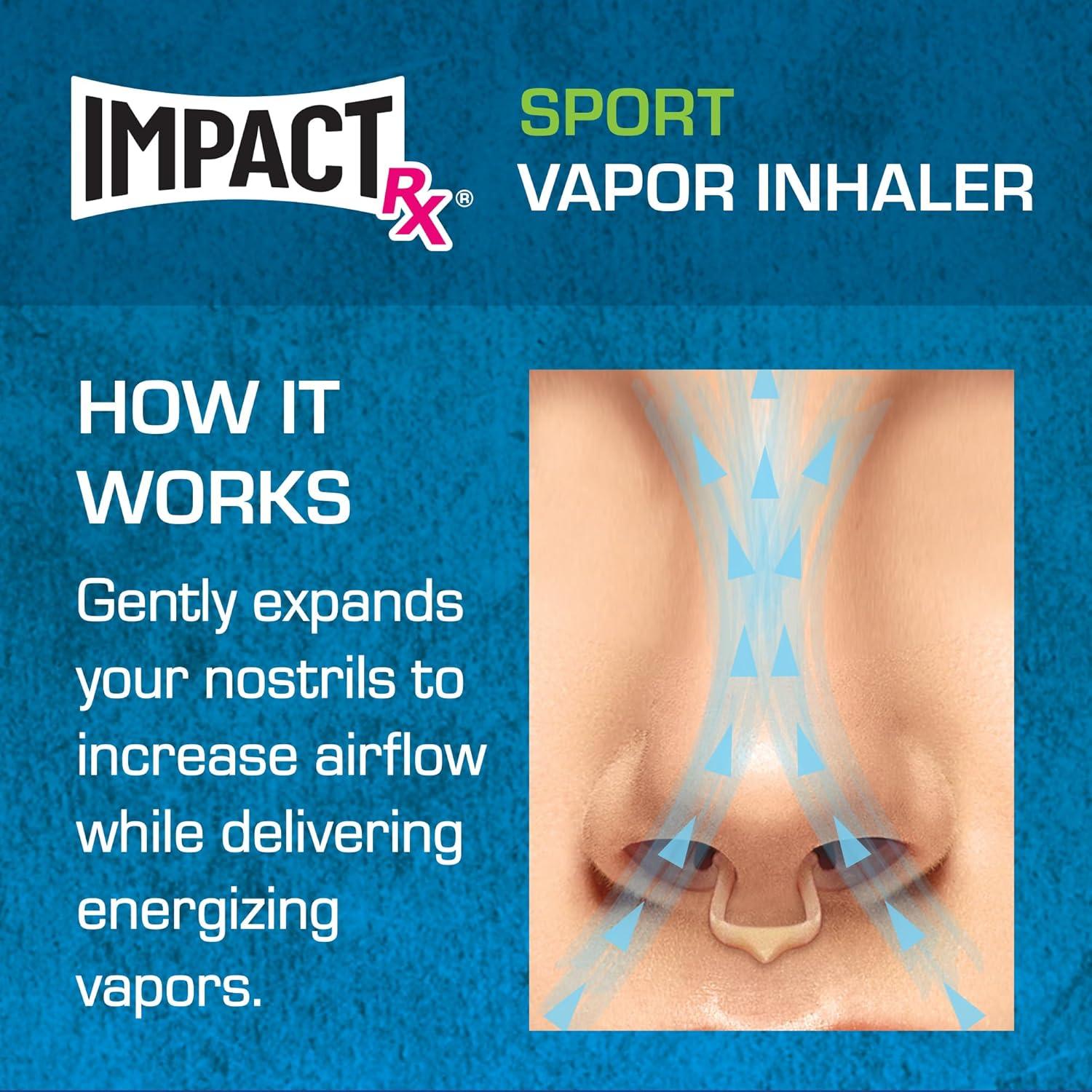 Inhalador de Vapor ImpactRx Sport - Mejora Respiración y Energía - Paquete de 2